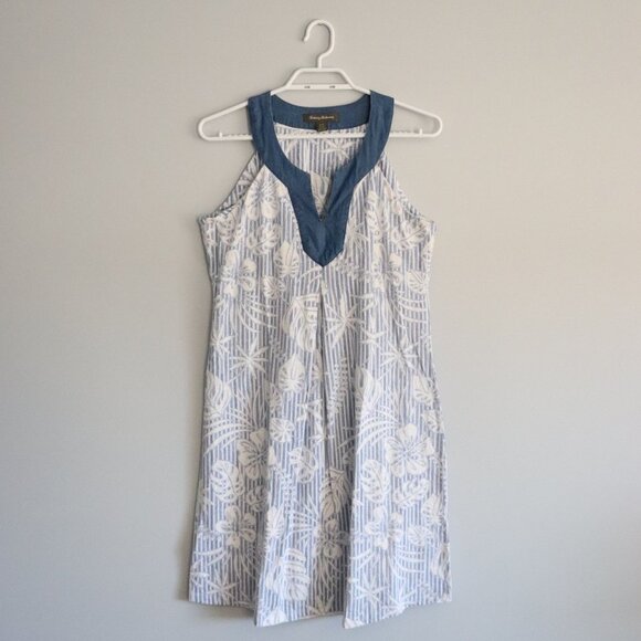 Tommy Bahama Dresses & Skirts - Tommy Bahama Women's Sz S Monstera Mash Sleeveless Tropical Beach Dress